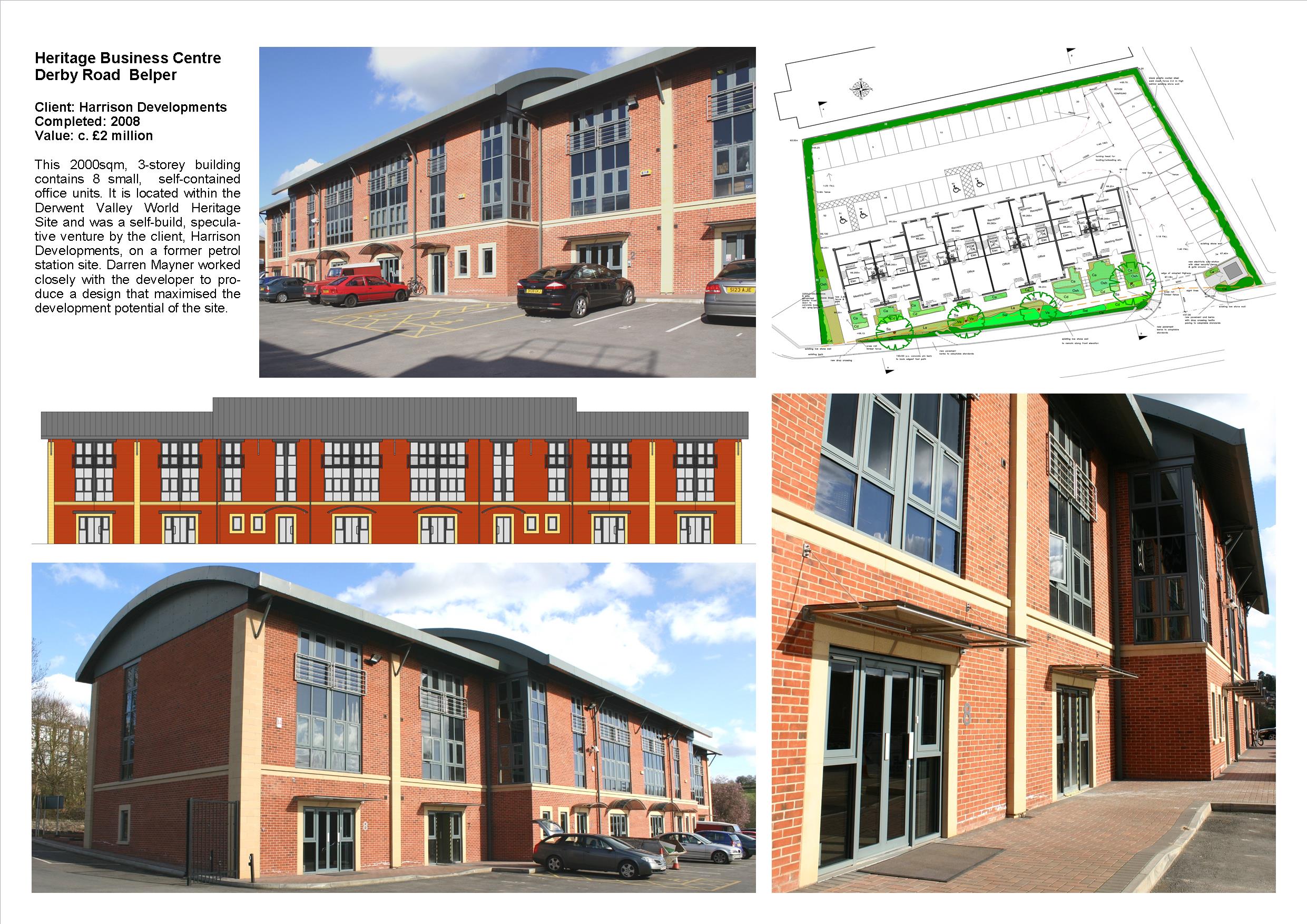 Multi-unit Office Block at Milford Belper designed by Darren Mayner